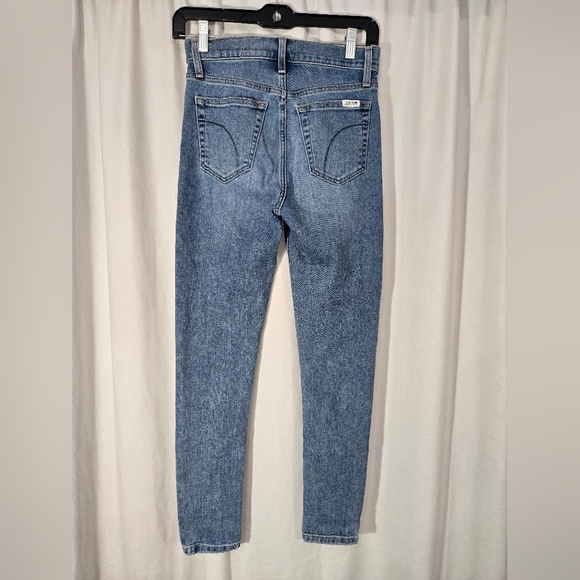 JOE'S Sz 25 HIGH RISE SKINNY CROP STRETCH JEANS PESSAC WASH - Picture 5 of 12